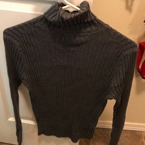 Cute grey turtle neck sweater
